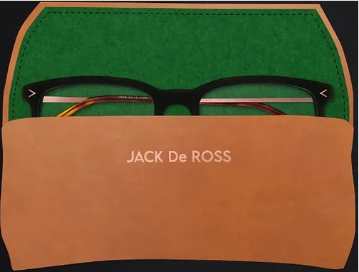 MENS Glasses JACK De ROSS are edgy colourful