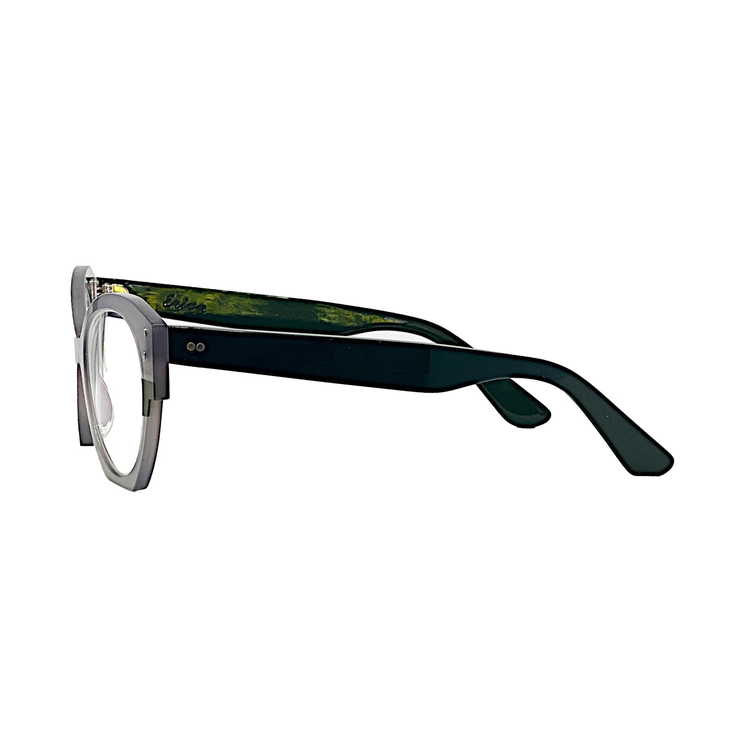 Frank Seed Erica Grey/ Green Custom made Frame