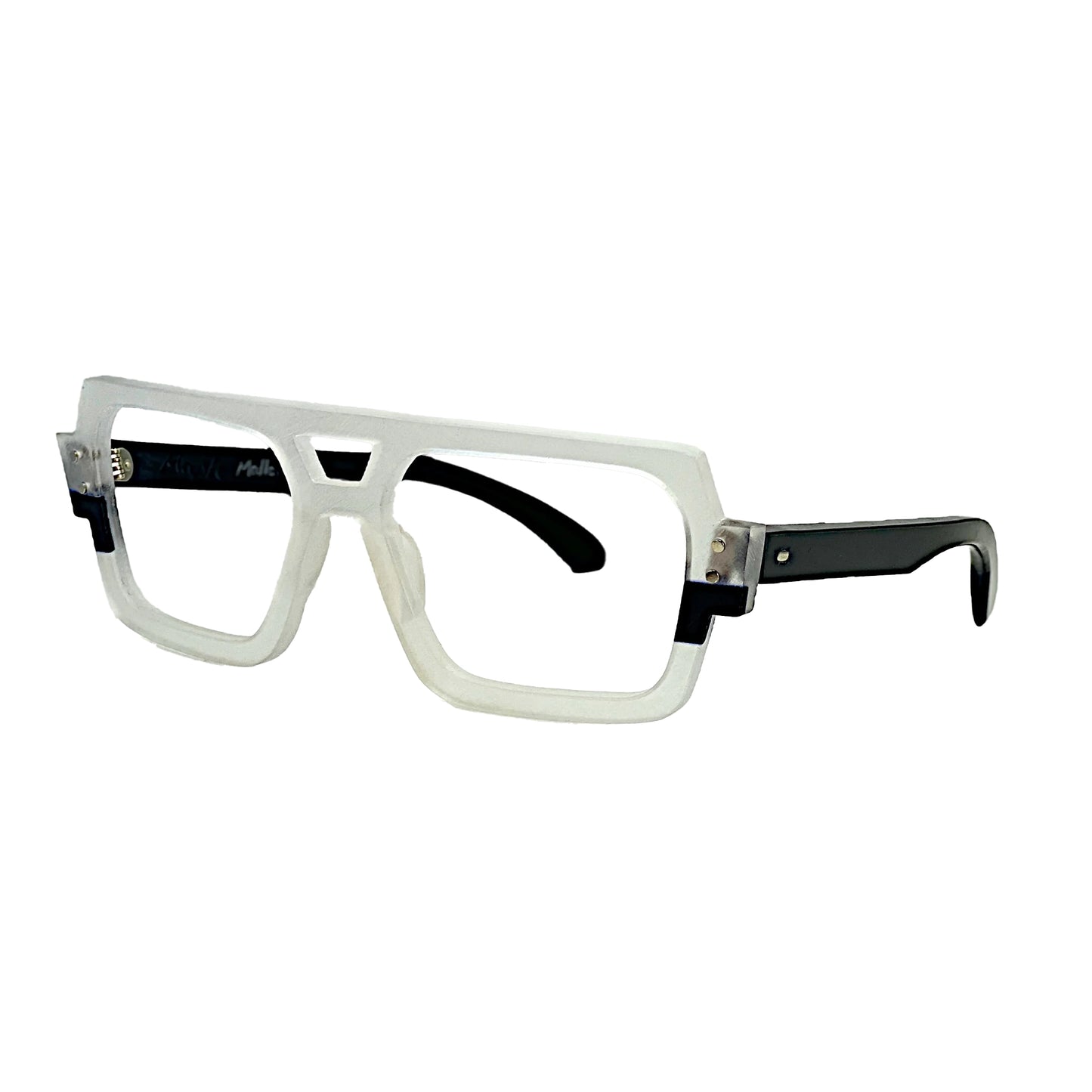 Frank Seed Mallow W Custom Made Frame Milky White/Matt Black