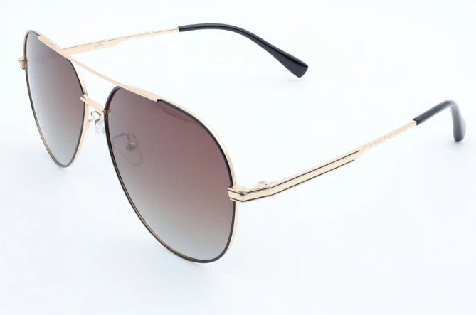 XL Men’s Metal Double Bridge Polarised Sunglasses P29056