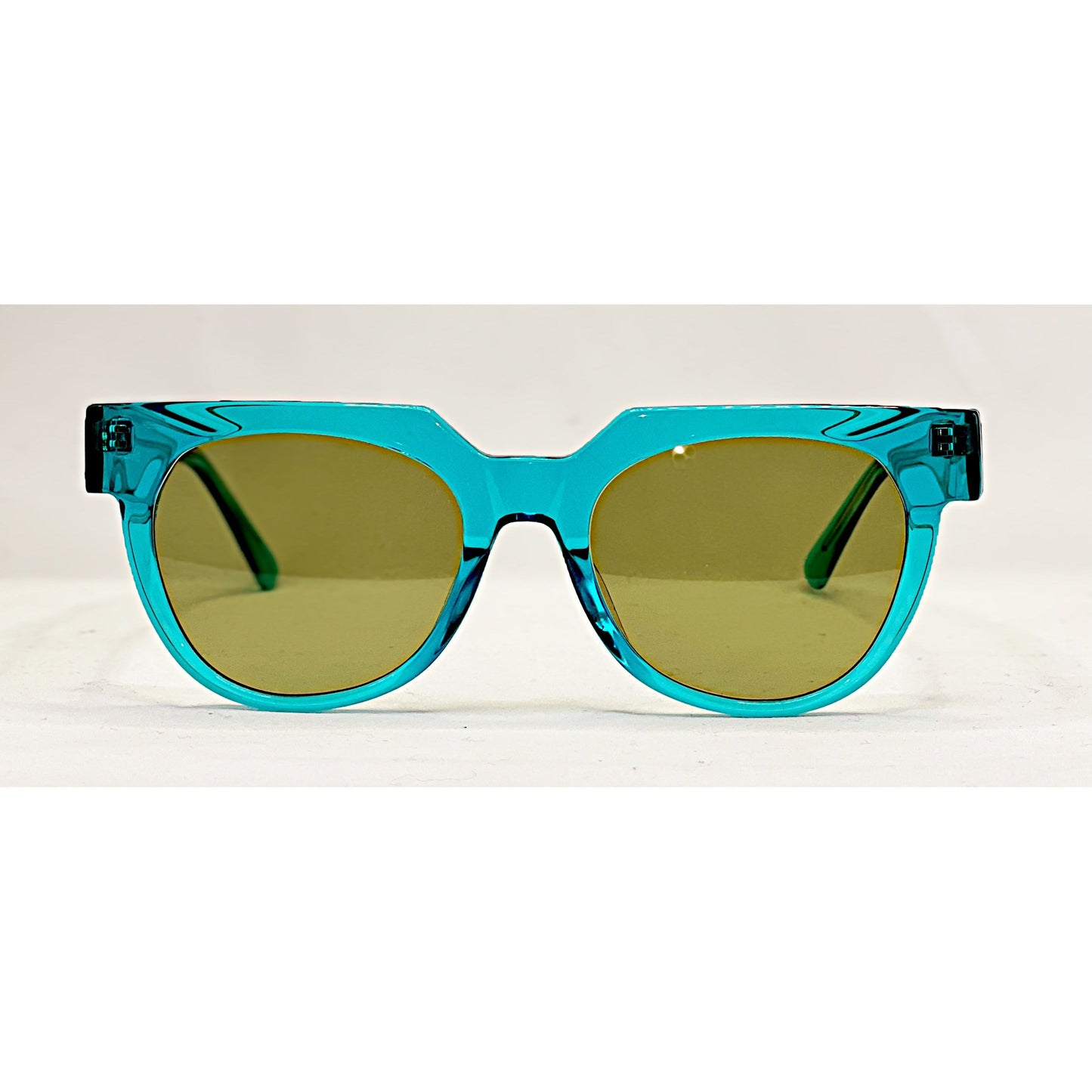 The Elusive Miss Lou Sunglasses The Sharp Aqua + Mint