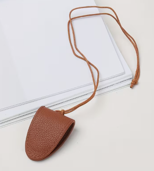 Hands-Free Magnetic Glasses Case with Neck Strap