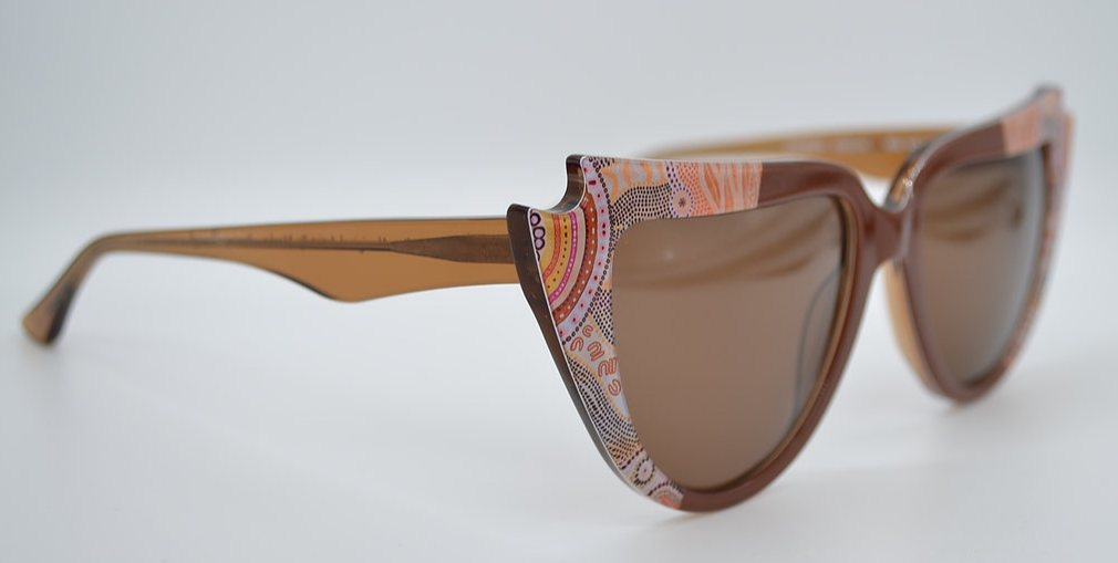 Jukurrpa Design By Meeka - Passing Through Sunglasses