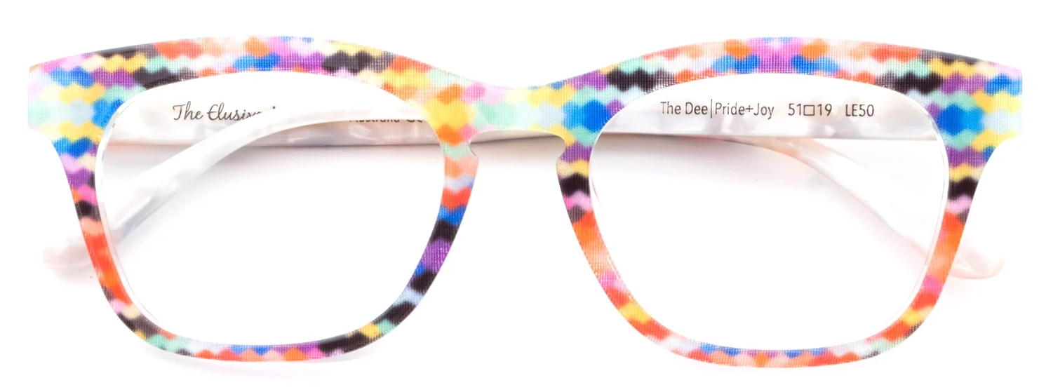 The Elusive Miss Lou, Creative Colourful Eyewear