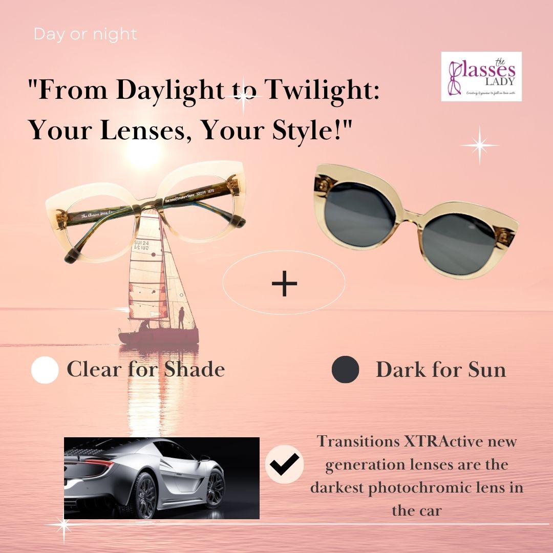 Glasses can Change Colour- Discover the Darkest Photochromic Lenses for your driving comfort.....