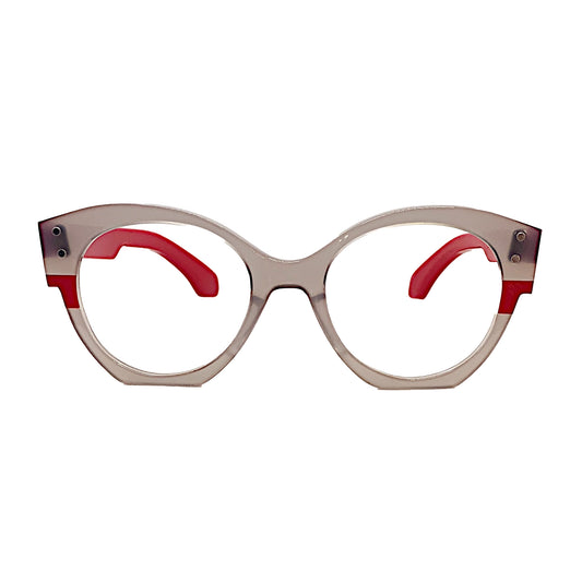 Frank Seed Erica Grey Brown with Red Custom made Frame