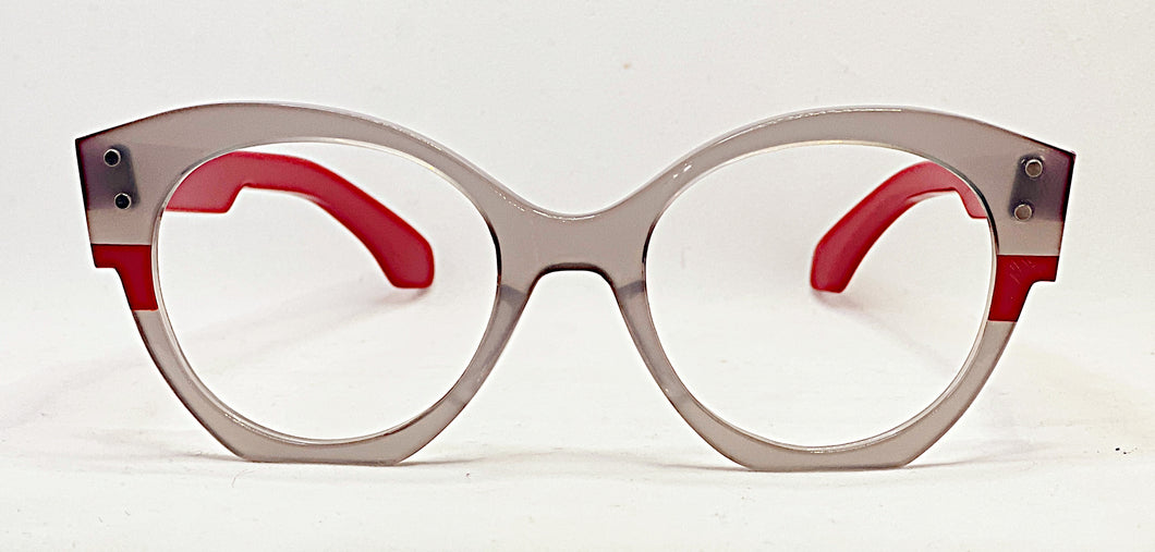 Frank Seed Erica Grey Brown with Red Custom made Frame