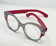 Load image into Gallery viewer, Frank Seed Erica Grey Brown with Red Custom made Frame
