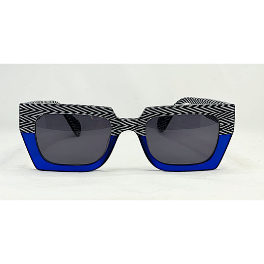 The Elusive Miss Lou Sunglasses The Gosh Blue Zig