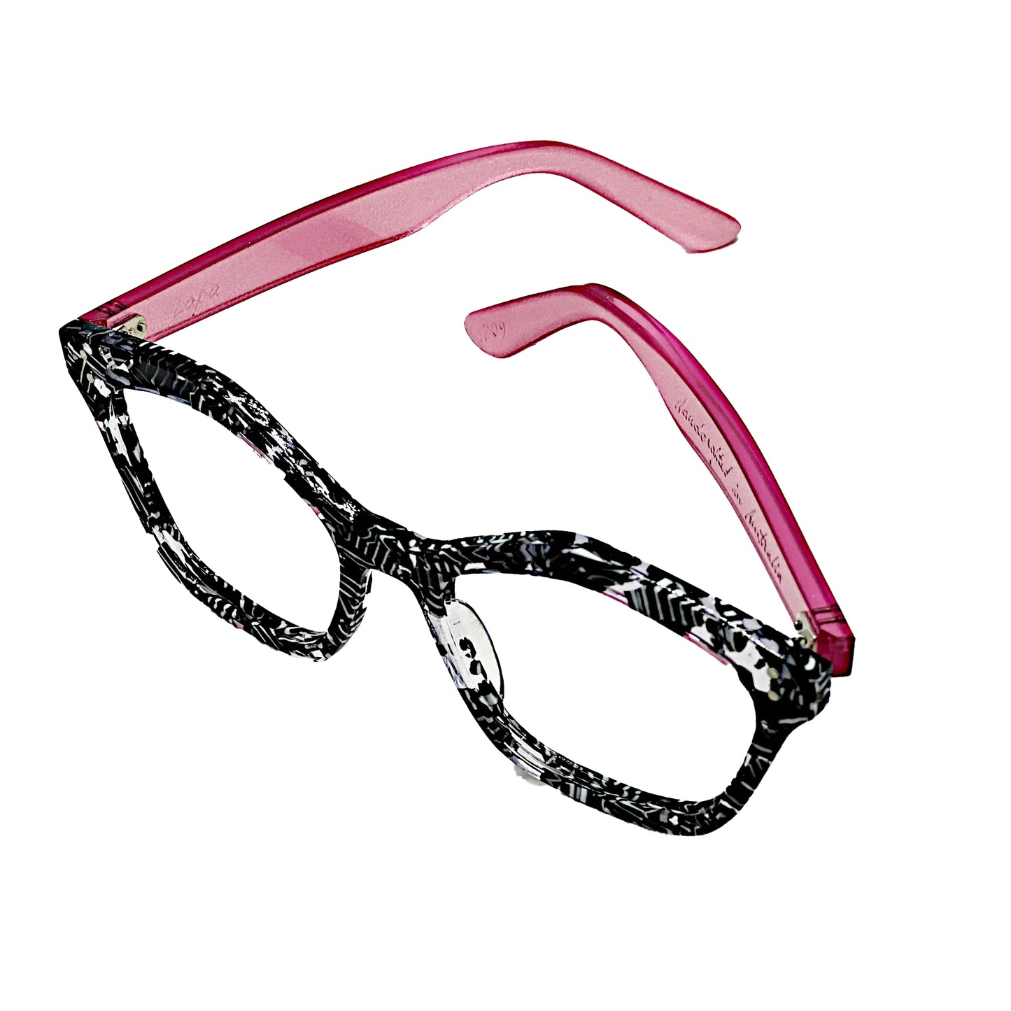 Frank Seed Lapa Custom Made  Frame Black Pat/ Pink pearl