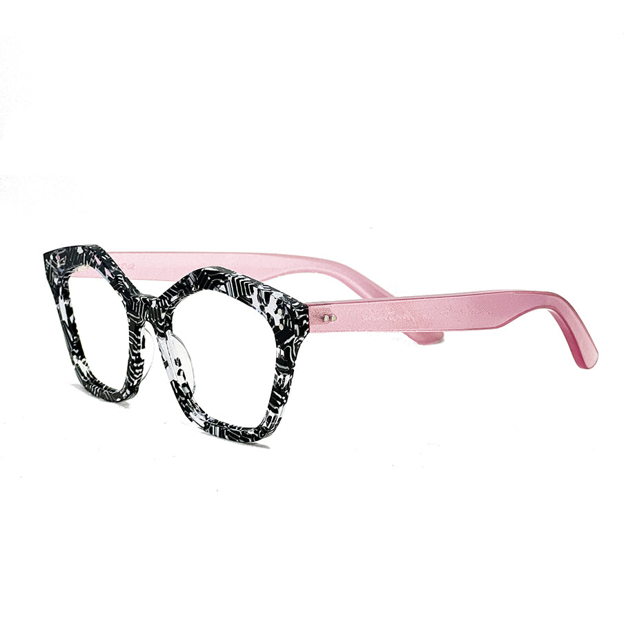 Frank Seed Lapa Custom Made  Frame Black Pat/ Pink pearl