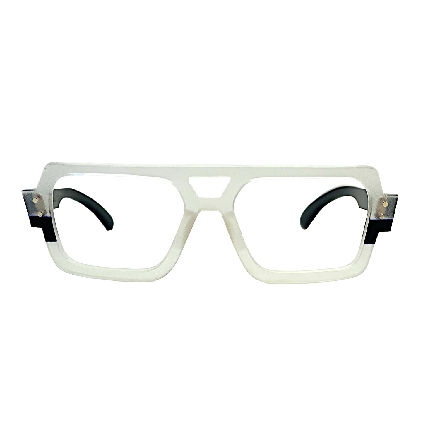 Frank Seed Mallow W Custom Made  Frame Milky White/Matt Black