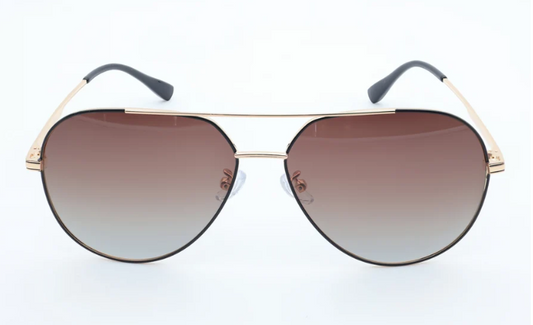 XL Men’s Metal Double Bridge Polarised Sunglasses P29056