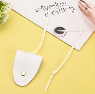 Hands-Free Magnetic Glasses Case with Neck Strap