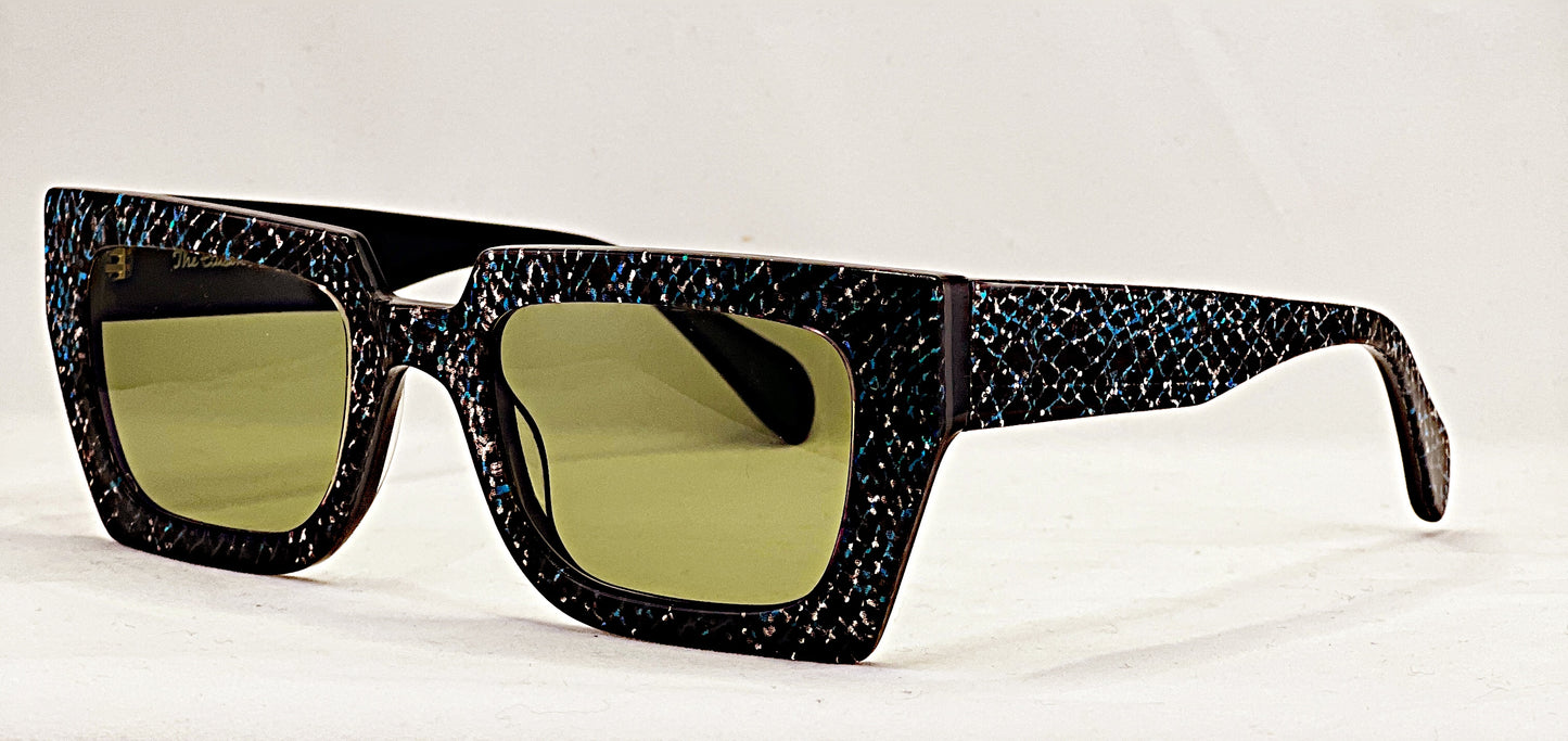 The Elusive Miss Lou Sunglasses The Gosh Black Glitter