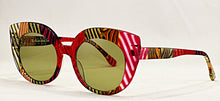 Load image into Gallery viewer, The Elusive Miss Lou Sunglasses The Irma Candy Cane
