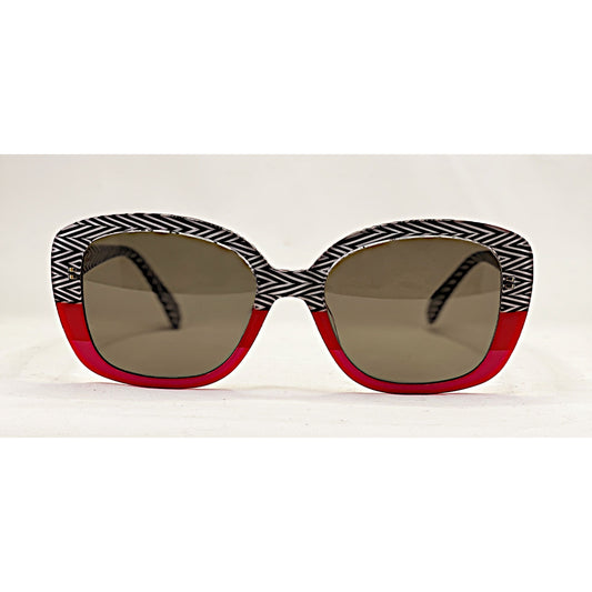 The Elusive Miss Lou Sunglasses The Ola Zig Stripe