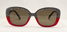 Load image into Gallery viewer, The Elusive Miss Lou Sunglasses The Ola Zig Stripe
