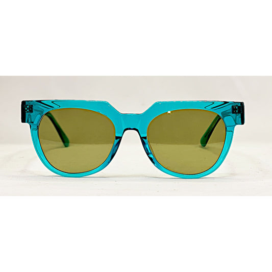 The Elusive Miss Lou Sunglasses The Sharp Aqua + Mint