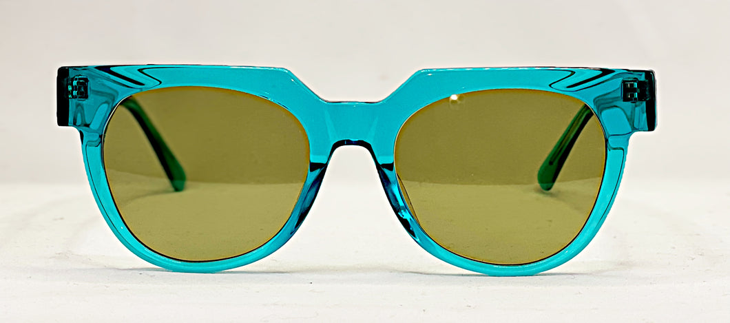The Elusive Miss Lou Sunglasses The Sharp Aqua + Mint