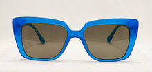 Load image into Gallery viewer, The Elusive Miss Lou Sunglasses The Runway Ocean Blue
